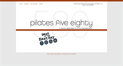 Desktop Screenshot of pilates580.com